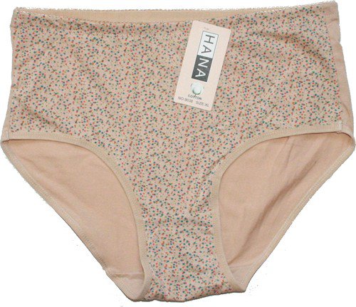 Dámské kalhotky do pasu krémové 9038 - 607/104