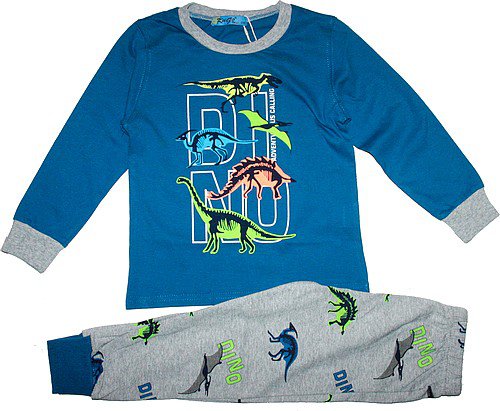 Chlapecké dětské pyžamo pro kluky DINASAUŘI 1338 modrá 862/16 vel. 98