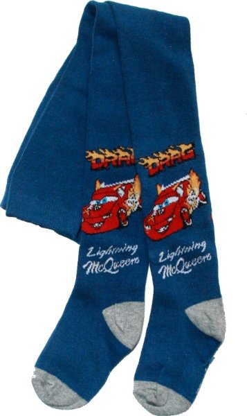 Dětské punčocháče CARS McQueen 8787 modré