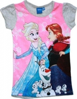 Dívčí trička Ledové království Frozen růžové 431/172 vel. 98