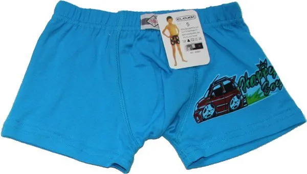 Dětské boxerky chlapecké-60591 azurová 772/38 vel. 110/116