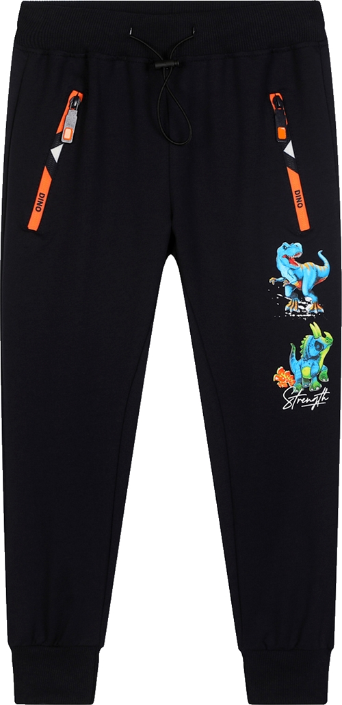 Chlapecké tepláky Kugo DINO 8501 černé 