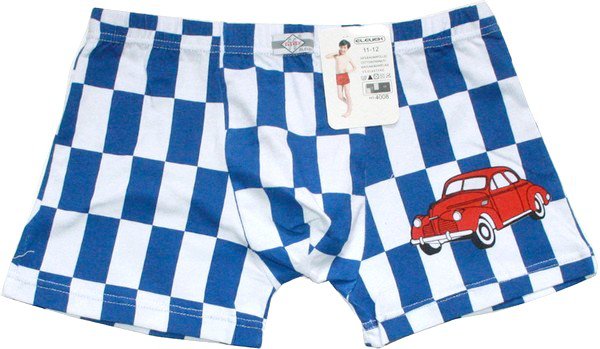 Dětské trenýrky auto 4008 modrá