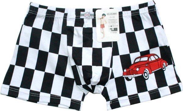 Dětské trenýrky auto 4008 černá