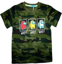 Dětské tričko maskáčové KUGO, chlapecké tričko 9217  324/4