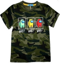 Dětské tričko maskáčové KUGO, chlapecké tričko 9217  324/12