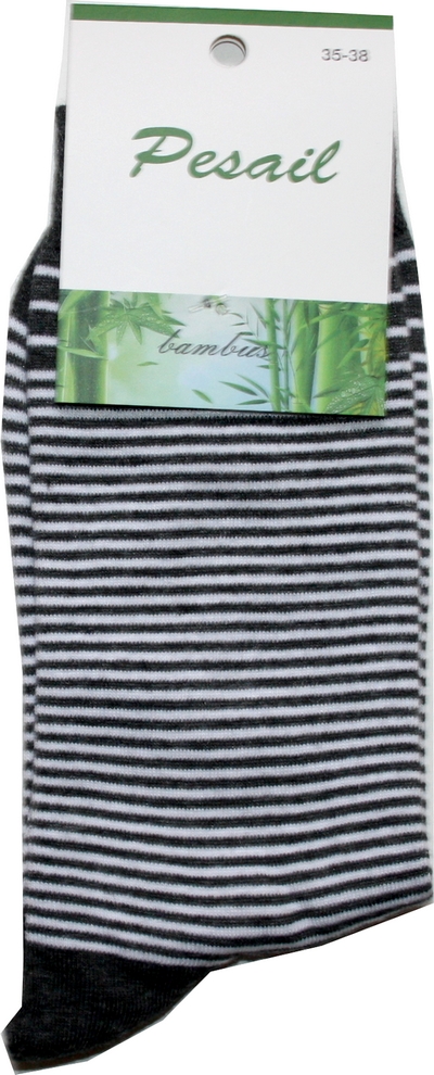 Dámské ponožky klasické Bambusové 238305 proužky