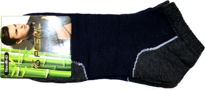 Pánské kotníčkové ponožky bambusové 21086 černá