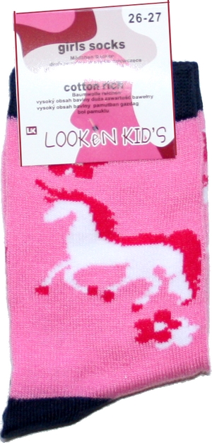 Dívčí ponožky klasické pro holky 7971 130/12