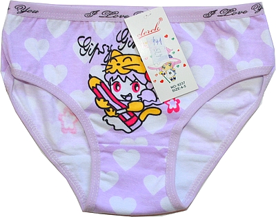 Dívčí spodní kalhotky Včelka 6237 lila