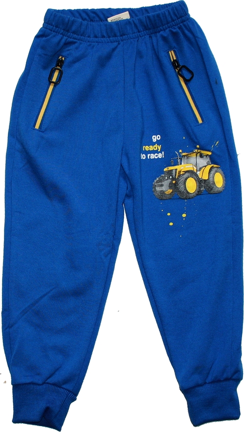 Dětské tepláky SEZON pro kluky modré TRAKTOR 1132 slabé 