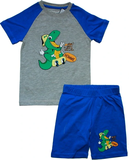 Chlapecké letní pyžamo, komplet Wolf modré 2363 680/18