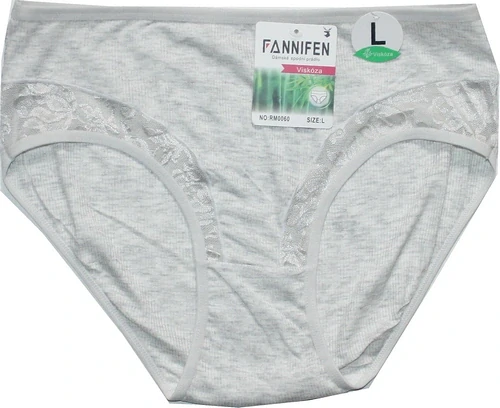 Dámské bambusové kalhotky jemný řádek s krajkou M0060 ME 608-4