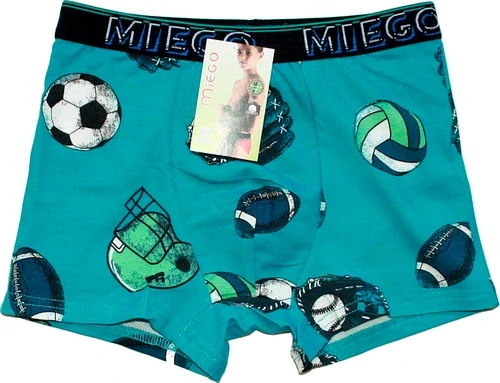 Chlapecké trenýrky bambusové míče pro kluky 3108 azurové 