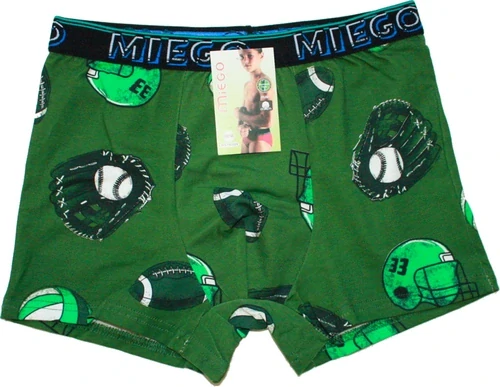 Chlapecké trenýrky bambusové míče pro kluky 3108 zelené 