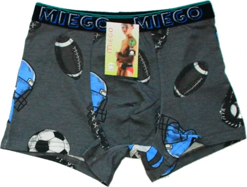 Chlapecké trenýrky bambusové míče pro kluky 3108 šedé 779/18