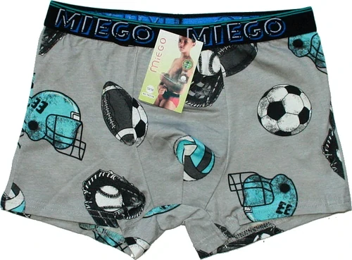 Chlapecké trenýrky bambusové míče pro kluky 3108 šedé 779/24