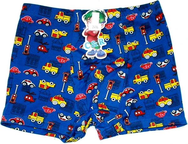 Chlapecké trenýrky s auty pro kluky 8803 modré