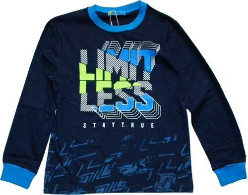 Dětské pyžamo chlapecké KUGO svítící ve tmě 3783 šedé 868/5