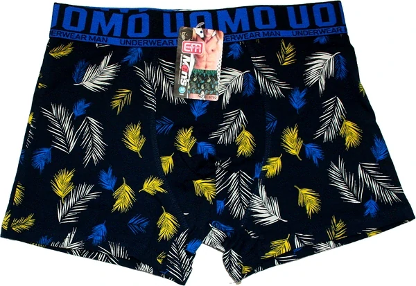 Pánské trenýrky, boxerky UOMO KLASICKÉ 6702 modrá