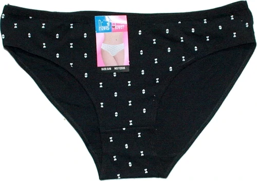 Dámské kalhotky bokové šipky Z035 sv černá 606-10