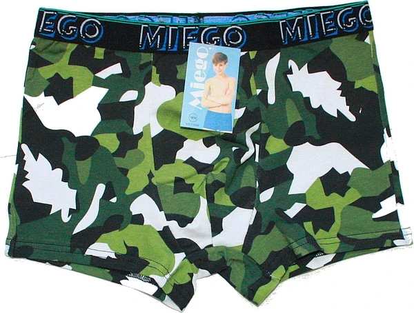 Chlapecké trenýrky, trenky pro kluky 3098 mix khaki