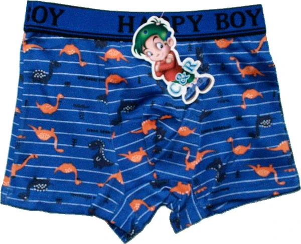 Chlapecké bambusové trenýrky motiv dinosauři pro malé kluky 8806 modré 776/54