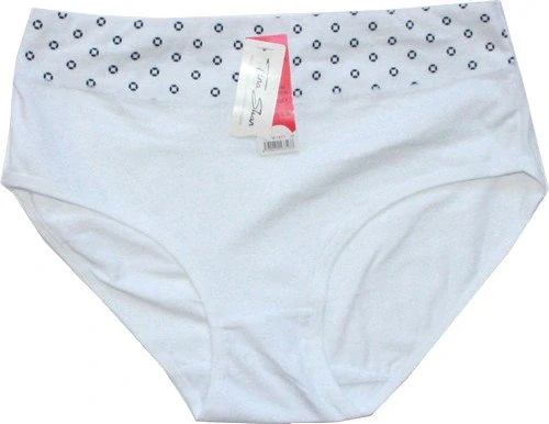 Dámské kalhotky do pasu bílé M1877 598-180