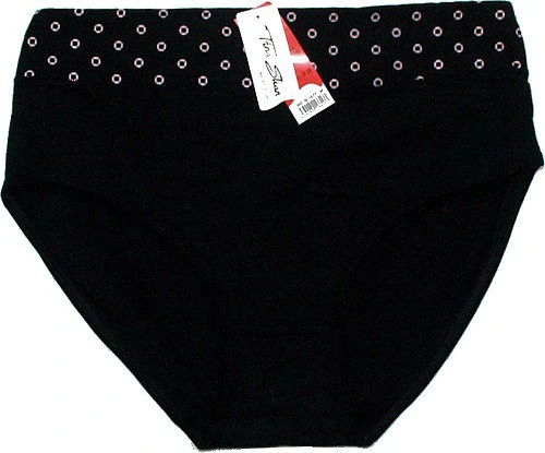 Dámské kalhotky do pasu černé M1877 598 -183