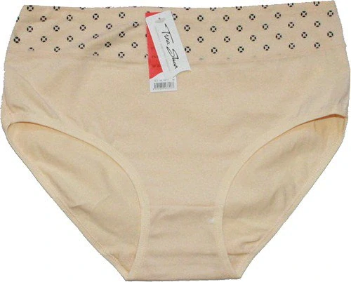 Dámské kalhotky do pasu M1877 okrová 598-189