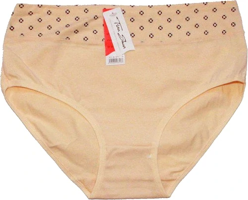 Dámské kalhotky do pasu M1877 žlutá 598-198