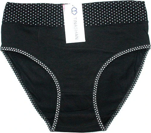 Dámské kalhotky do pasu M805 černá 598-205 