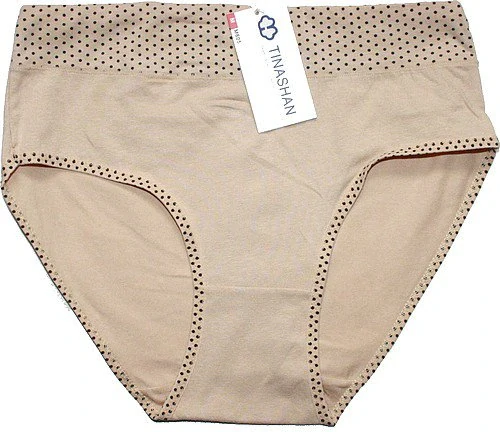 Dámské kalhotky do pasu M805 okrová 598-215