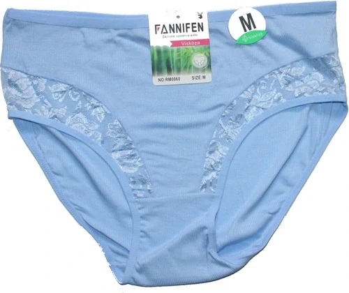 Dámské bambusové kalhotky jemný řádek s krajkou M0060 MO 608-12