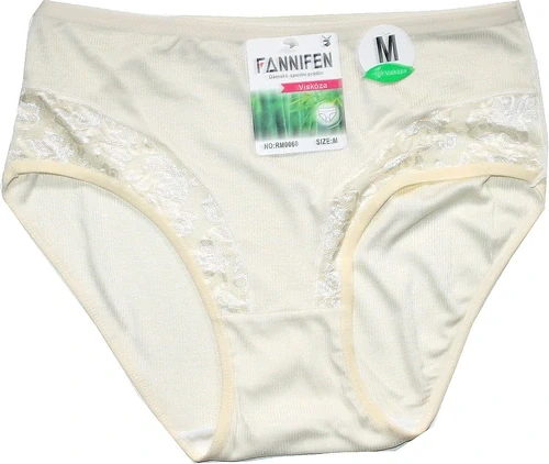 Dámské bambusové kalhotky jemný řádek s krajkou M0060 ŽL 608-16