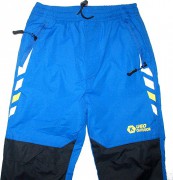 Dětské OUTDOOROVÉ zateplené kalhoty pro kluky 7091 modré 641/14 104