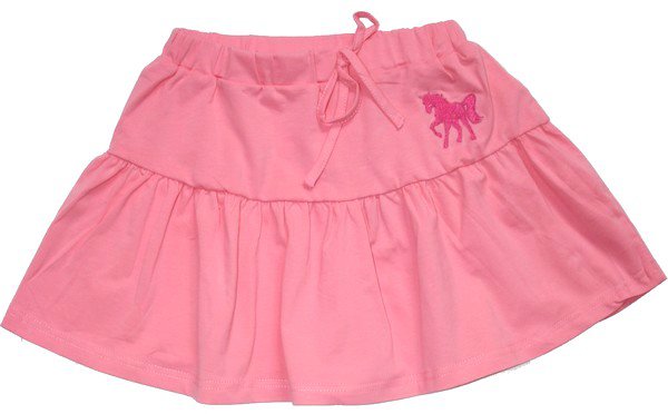KUGO dívčí letní sukně 100% bavlna levná 484 růžové 110