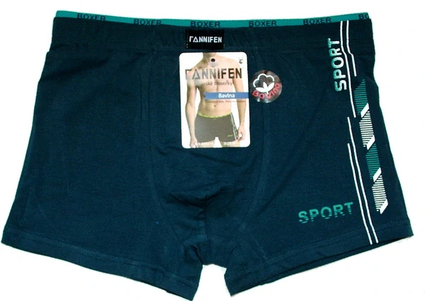 Pánské trenýrky, boxerky FANNIFEN vel. M -3XL G55514 černé Z 752/4