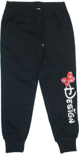 Dívčí tepláky KUGO DESIGN 2709 černé 