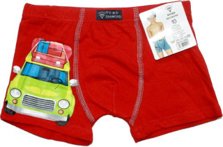 Chlapecké trenkoslipy boxerky 1404 - 771/1 červené