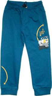 Dětské tepláky chlapecké Kugo 1250 AZUROVÉ