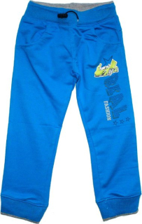 Dětské chlapecké tepláky pro kluky REAL 7006 MODRÉ