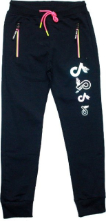 Dívčí tepláky pro dívky s potiskem TIK-TOK 837 modré 