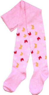 Dívčí punčocháče levné 16014-2 růžová Č