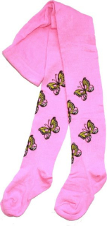 Dívčí punčocháče levné 16014-2 růžová M