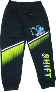 Dětské tepláky slabé BAGR 1326 ČERNÁ