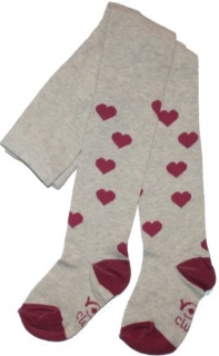 Dětské punčocháče dívčí a chlapecké krémové 371/E123 vel. 104/110