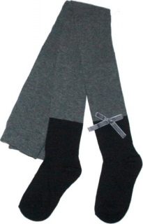 Dětské punčocháče dívčí a chlapecké šedé 371/H1 vel. 140/146