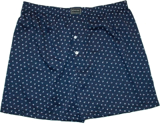 Pánské trenýrky modrá TM větší velikosti 4XL- 6XL