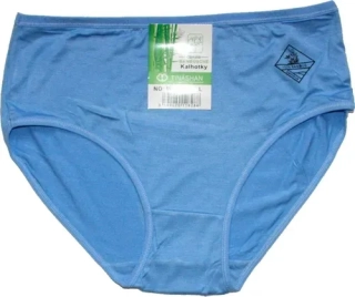 Dámské kalhotky 100% bambusové modré 1828